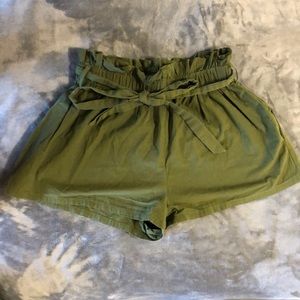 Green summer shorts!